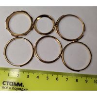 Базель позолоченный от часов СССР (6 шт), без МЦ!!