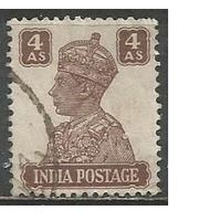 Индия. Король Георг VI. 1941г. Mi#174.