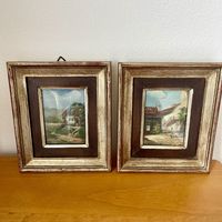 Картины маслом Итальянский пейзаж, пара. Италия. Арт 3620