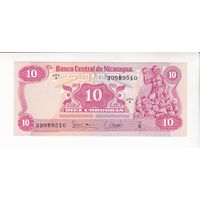 10 КОРДОБА 1979 НИКАРАГУА