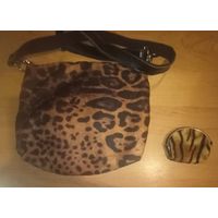 Женская сумочка, 30х20 см. и косметичка, одним лотом