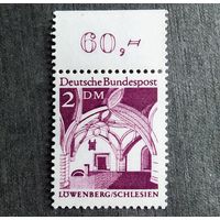 Марка Германия 1966 год Стандарт Архитектура
