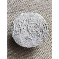 Распродажа - солид (шеляг) 1619г.,ВКЛ,СИГИЗМУНД 3 (РЕДКИЙ)