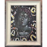 Кищенко А.М "Оля",1990г. Холст, масло. Размер 55х40 см.