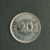 Маврикий 20 центов 2007 г.