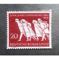 Марка Германия 1955 год 20-летие депортации немцев