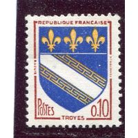 Франция. Стандарт. Герб коммуны Труа