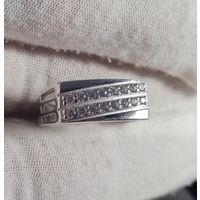 Кольцо печатка серебро 925, С РУБЛЯ! МНОГО ЛОТОВ С РУБЛЯ! лот#8