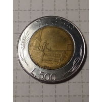 500 лир Италия 1992 год