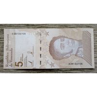 Werty71 Венесуэла 5 Боливаров 2021 UNC банкнота