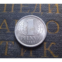 1 пфенниг 1989 (A) Германия ГДР #23 XF