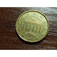 Германия 20 евроцентов 2003 G