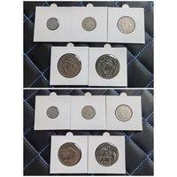 Распродажа !!! Сейшелы 5 монет (1, 25, 50 центов, 1, 5 рупий) 1977 г. UNC