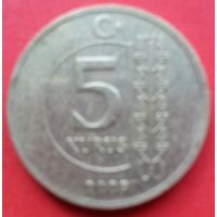 Турция 5 куруш 2009