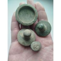 4 весовые гирьки