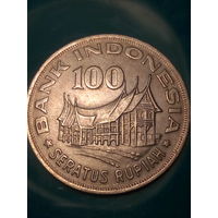 100 рупий Индонезия 1978 год.
