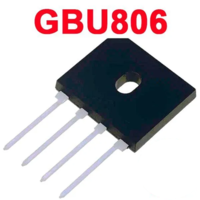 Диодный мост GBU 806 GBU-4 V(RRM) 600V I(AV) 8A