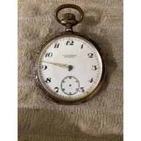 Часы карманные старинные Швейцария с рубля без мпц!