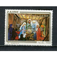 Конго (Заир) - 1980 - Рождество. Искусство 145К - [Mi.706] - 1 марка. MNH.  (Лот 13HX)-TG3P35
