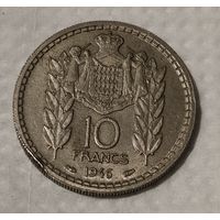 Монако 10 франков, 1946 (14-8-23)