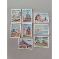 Спичечные этикетки АО Солнце Новгород