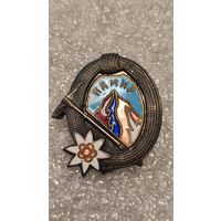 Значек знак Памир Альпинист Альпинизм Скалолазание Горы Туризм тяжелый
