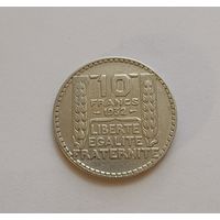 10 франков. 1932г. 680 пр.,Франция.