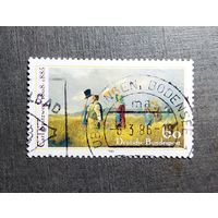 Марка Германия 1985 год 100 лет со дня смерти Карла Шпицвега