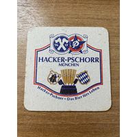 Подставка под пиво Hacker-Pschorr (Мюнхен) No 7