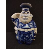 Штоф Полицейский ГПБДД, фарфор. Гжель