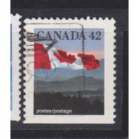 Флаг Герб Канада 1991 год Лот 12