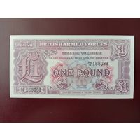 Великобритания 1 фунт 1948 (Армейский ваучер) UNC