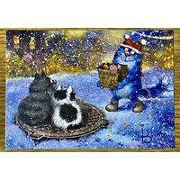 Открытка чистая 10х15 см. Художница Рина Зенюк ( 2017год )