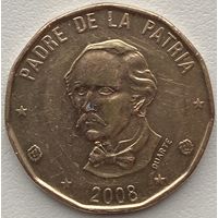 Доминиканская Республика (Доминикана) 1 песо 2008 г.