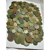 Монеты Российской Империи до 1917 г. (без баратинок). Около 285 шт. На опыты, в кувшин и т.д. С рубля, без м.ц. См. др. мои лоты.