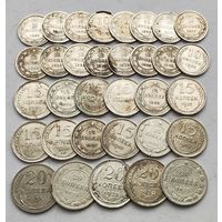 Оптовый лот Достойных Серебрянных монет  СССР  в количестве 33 штук Не чищенные Без вмешательств  Смотрите также другие мои лоты