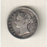 Гонконг 5 цент 1892