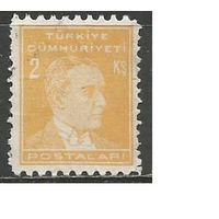 Турция. Мустафа И.Инёню. Второй Президент. 1951г. Mi#1296.