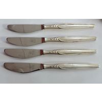 Ножи мельхиоровые "Solingen. Prinz" 40-50-е годы Германия. Длина 21.3 см. - 4 шт.