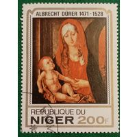 Нигер 1979. Картина Альбрехта Дюрера под названием Мадонна с младенцем