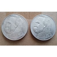 10 злотых 1935 и 1936 гг.
