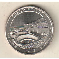 США квотер 2012 парк Нью-Мексико двор P