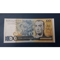 Бразилия 100 крузадо 1987 года P-211c