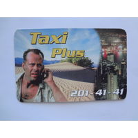Календарик 2001 г. Taxi Plus.