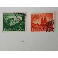 Марки. Германия. Третий рейх. 1940 год.