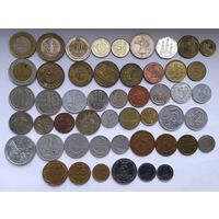 Монеты разных стран Мира 50 штук