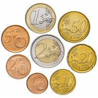 Португалия набор евро 2005 (8 монет) UNC в холдерах