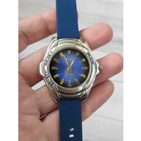 Часы из 90-х. Кварц. На ходу. Новый ремешок.