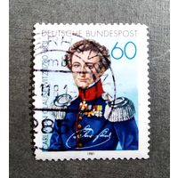 Марка Германия 1983 год Карл фон Клаузевиц