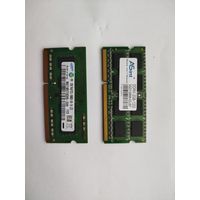 DDR 3  2048+2048mb частота 1333